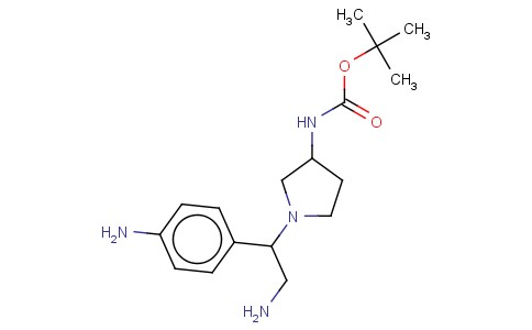 3-N-BOC-1-[2-AMINO-1-(4-AMINO-PHENYL)-ETHYL]-PYRROLIDINE